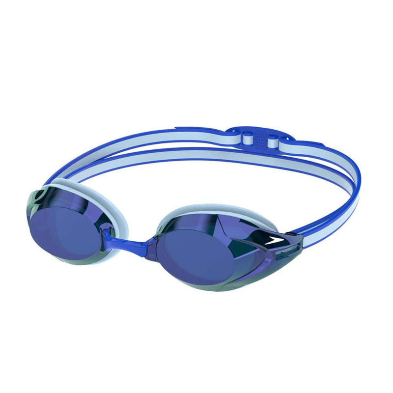 Очки для плав. SPEEDO Vanquisher 3.0 Mirrored, 8-00473417931, WA Appr.ЗЕРКАЛЬНЫЕ линзы, голубая опр.