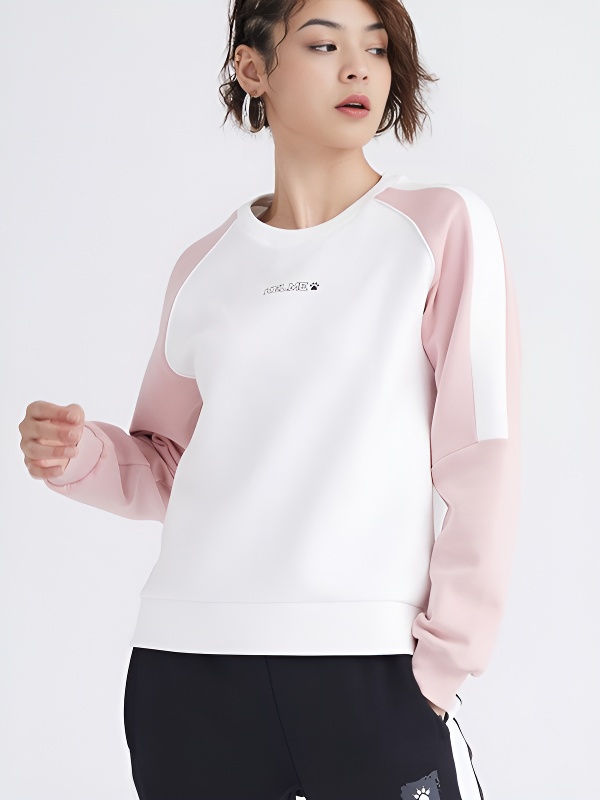 Свитшот KELME Women's Round Neck Sweater (White/Pink)