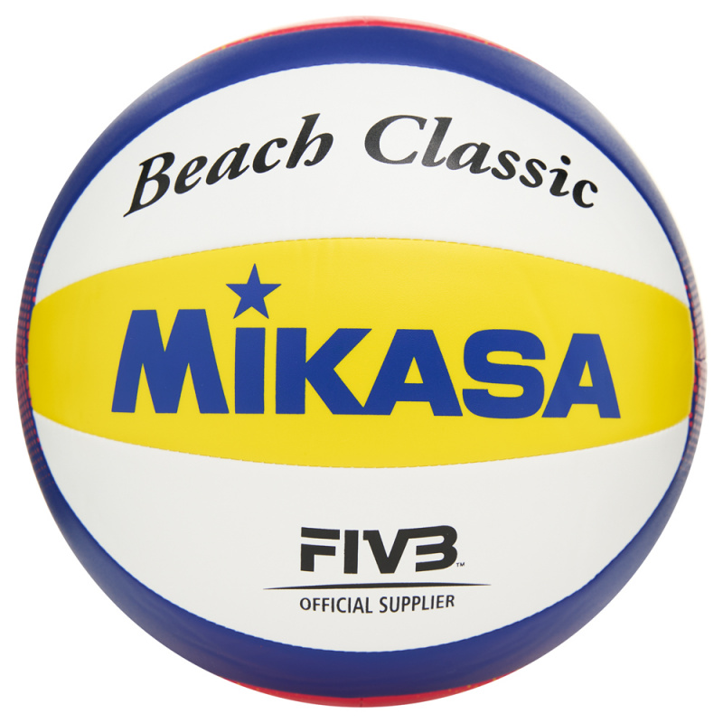 Мяч вол. пляжн. MIKASA BV552C,10 пан., мягкая синт.кожа (ПУ), маш.сш.,бут.кам,нейлон.к,бел-син-желт