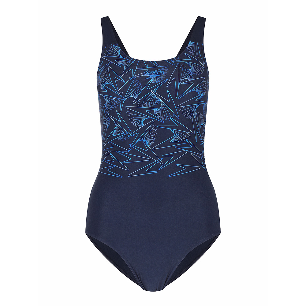 Купальник SPEEDO Hyperboom Splice Muscleback, 8-1347018661, р.36 (рос.48), темно-синий