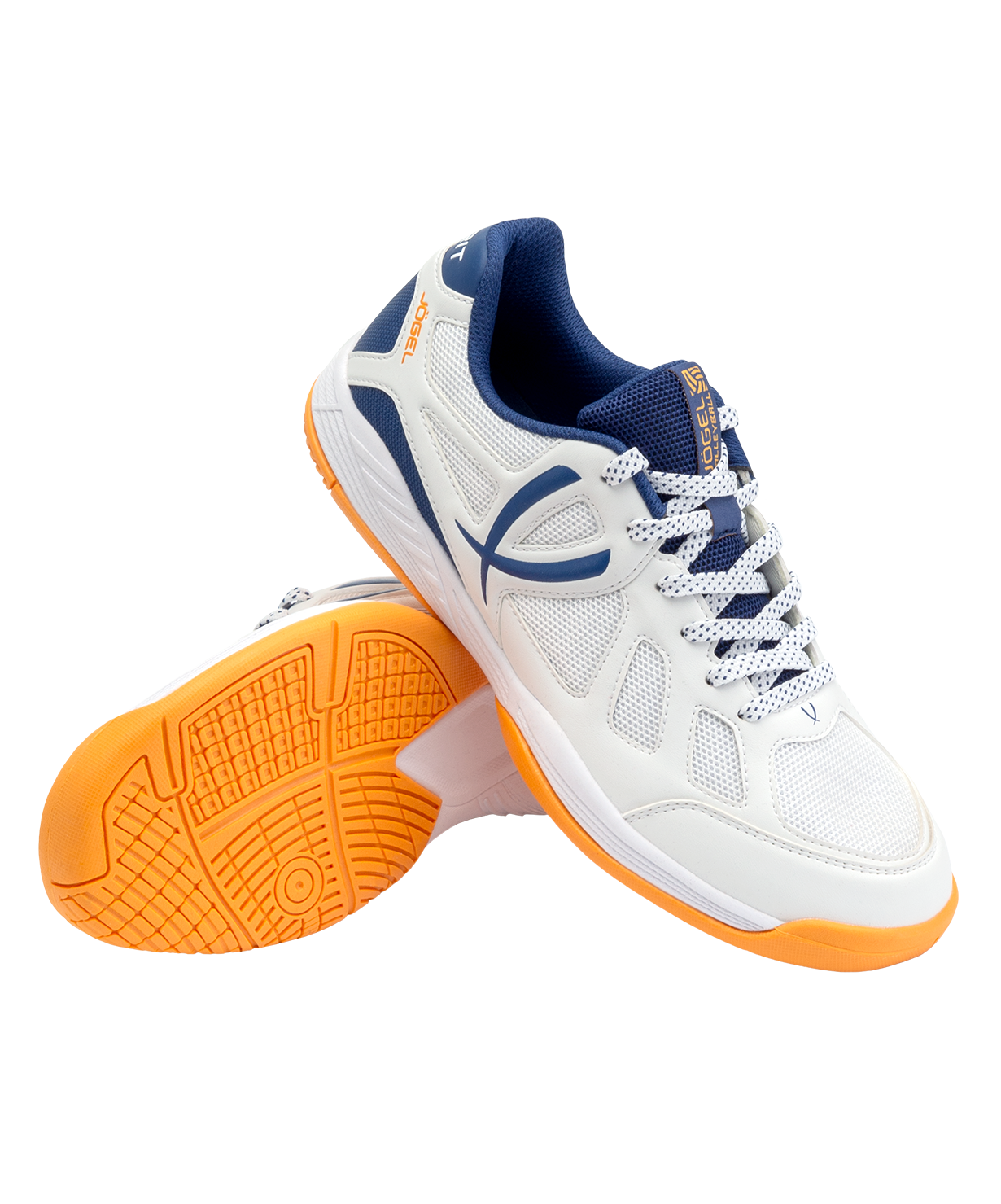 БЕЗ УПАКОВКИ Кроссовки волейбольные SPIRIT, White/navy