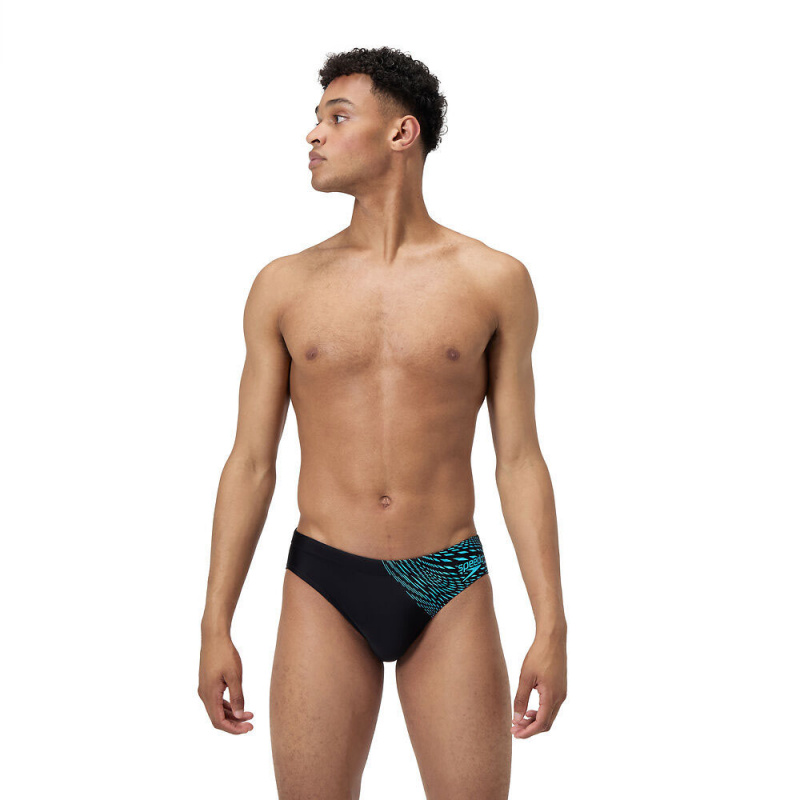 Плавки SPEEDO ECO Medley Logo 7cm brief 8-0973916553, р.28 (рос.44), плиамид, эласт, полиэст,чер-син