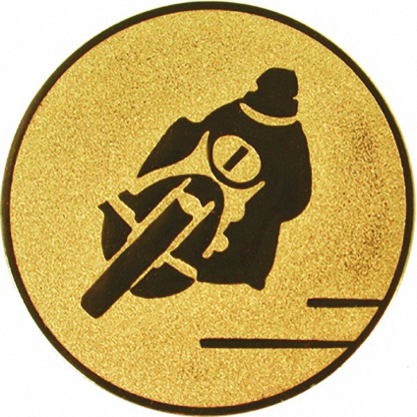 Эмблема D1-A105/G мотоспорт (D-25 мм)