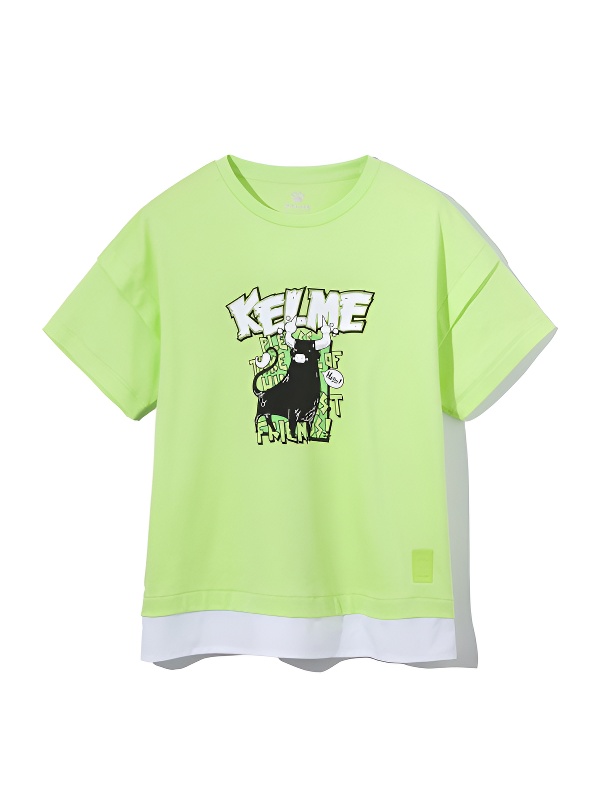 Детская футболка KELME Short Sleeve T-Shirt Kid Pistachio
