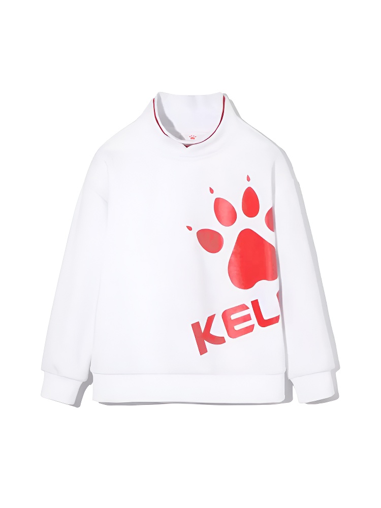 Детский свитшот KELME Girl's Round Neck Sweater White