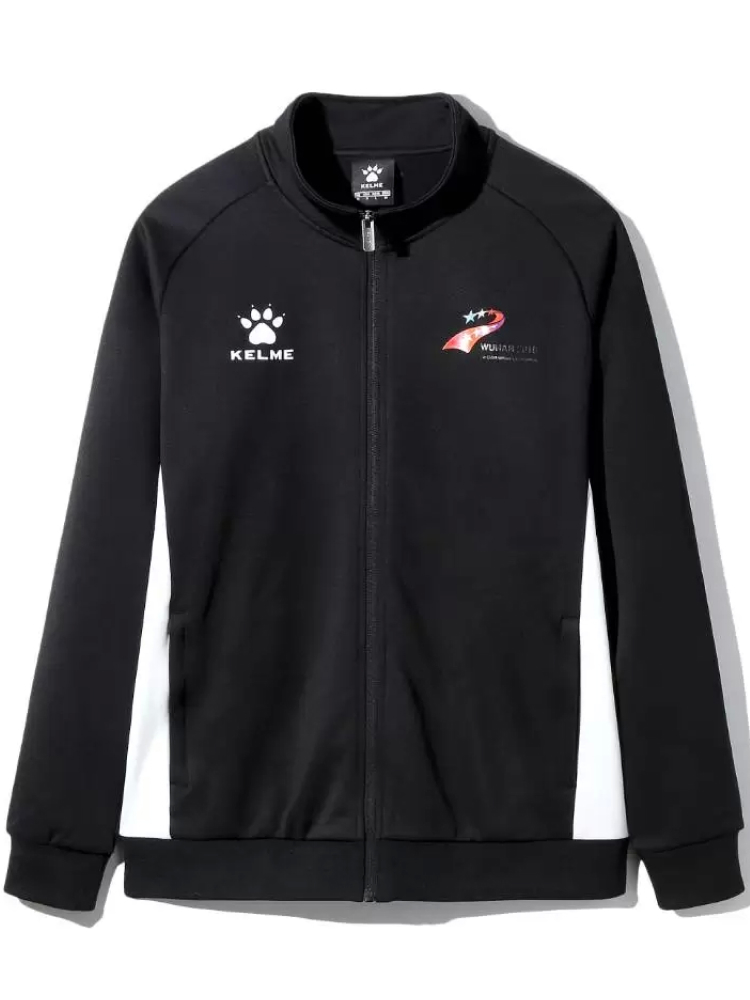 Олимпийка KELME Men's Knitted Training Jacket Black
