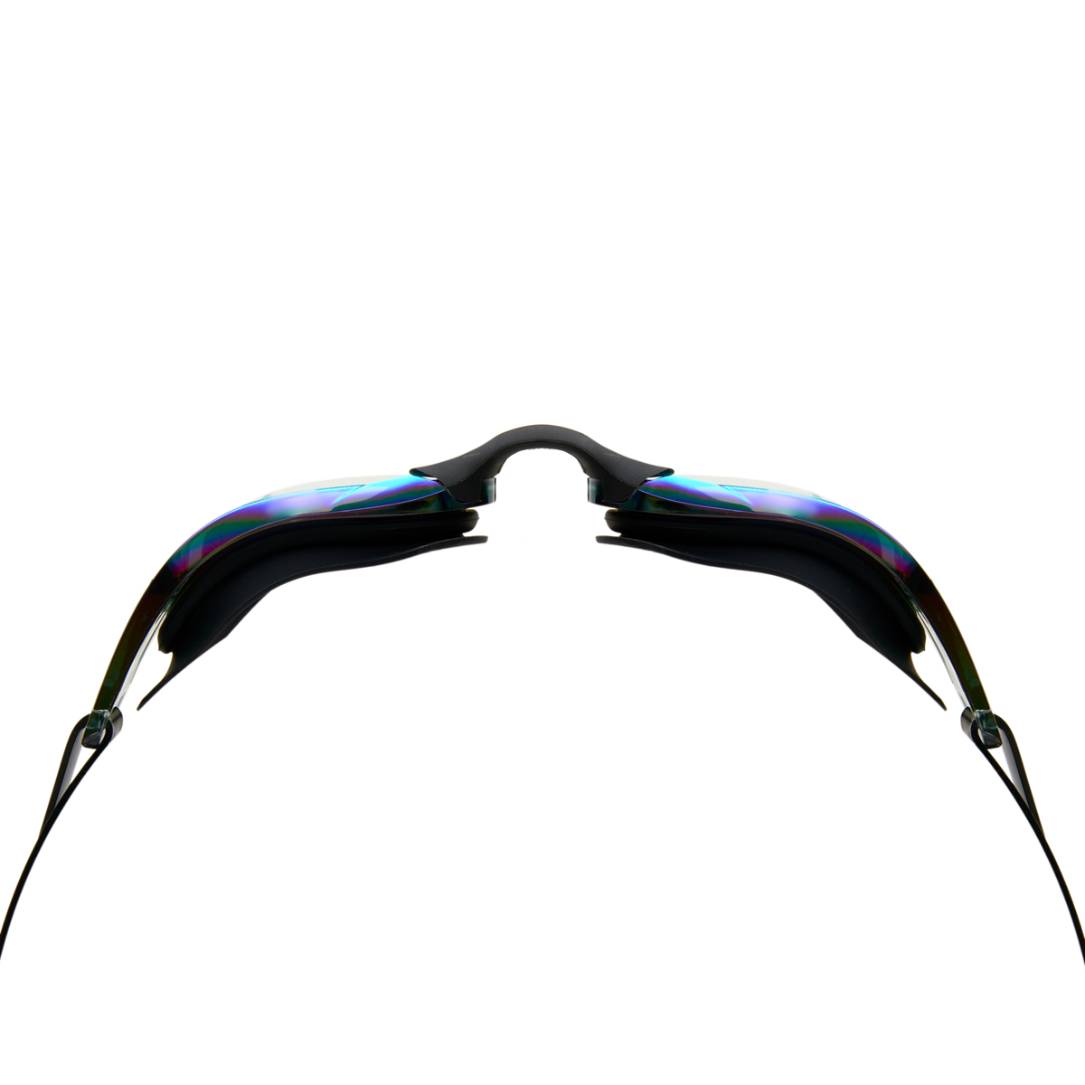 Очки для плав.TORRES Pro, SW-32521MR, зерк.линзы.,чёрная оправа, дв.рег.ремешок