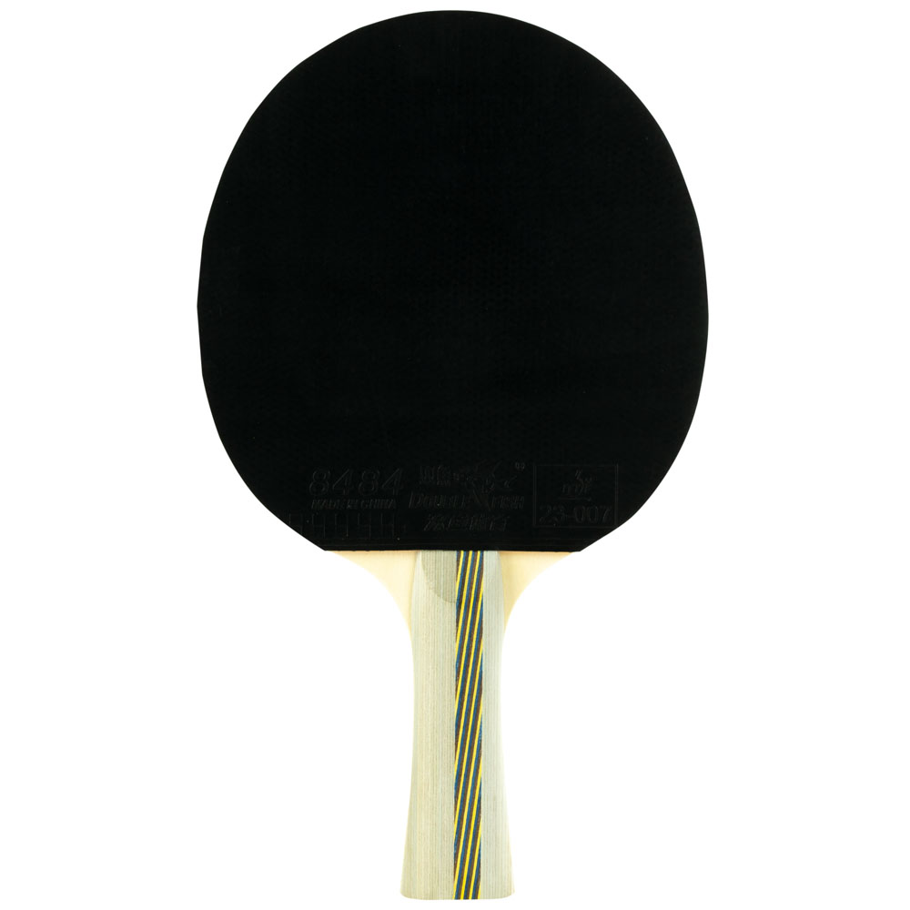 Ракетка для н/т DOUBLE FISH 4D-C, для любителей, накладка 2 мм, конич. ручка + чехол