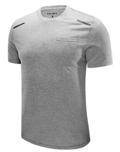 Футболка KELME Men's Short Sleeve T-Shirt Grey