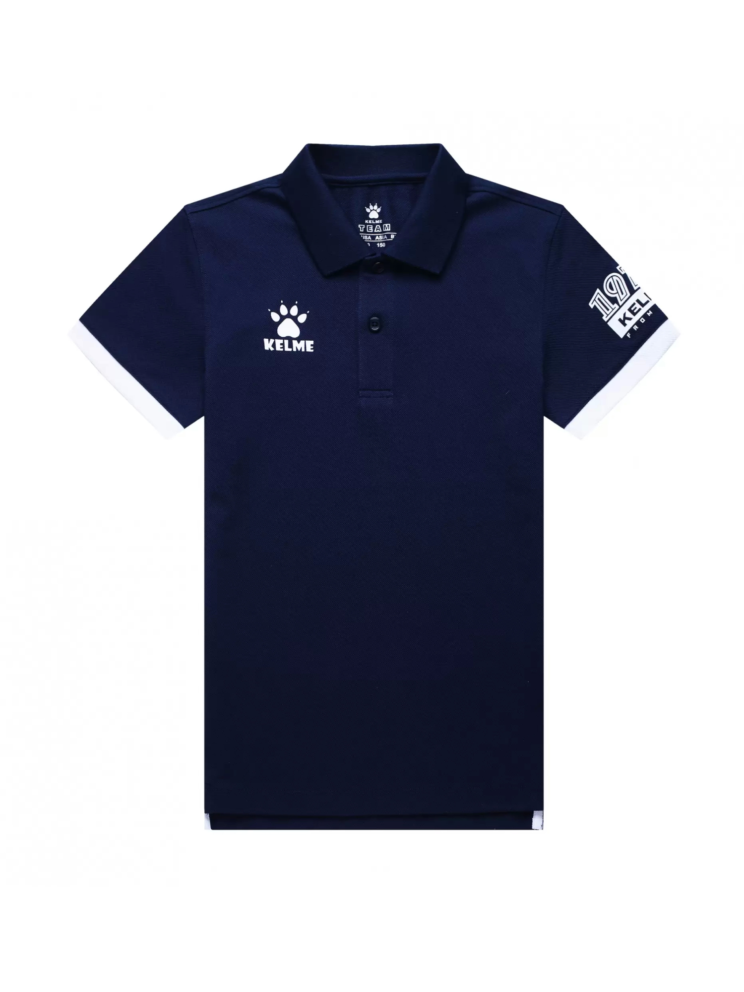 Детская футболка-поло KELME Kids Polo Dark Blue