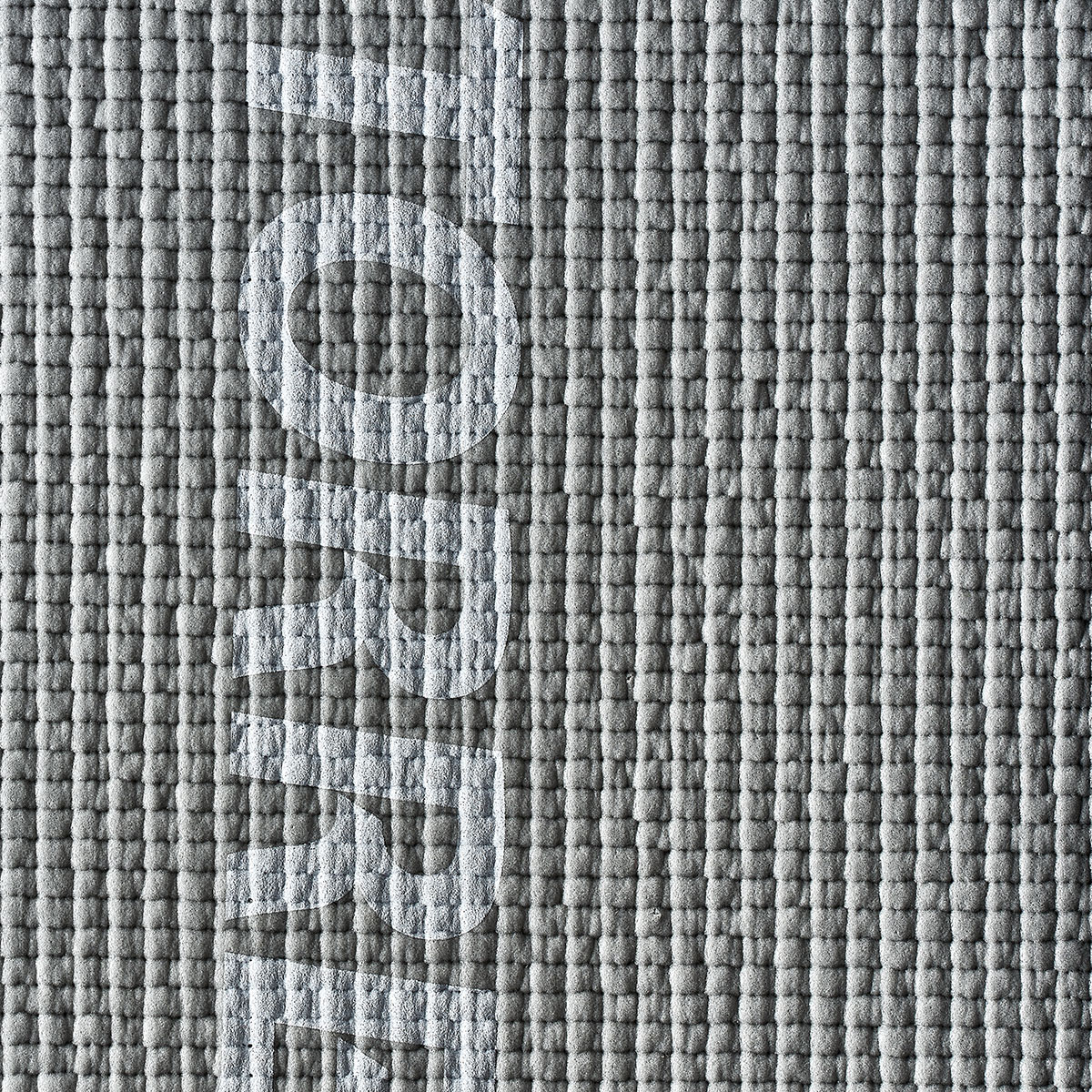 Коврик для йоги TORRES Relax 6, YL12236G, PVC 6 мм, нескользящее покрытие, серый