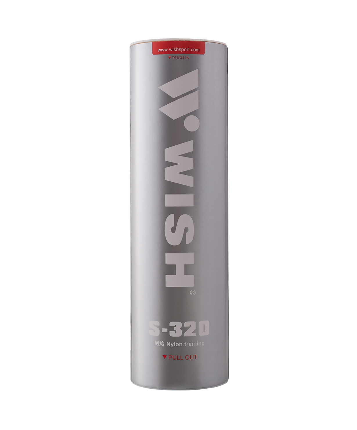Набор воланов для бадминтона WISH S-320, нейлон, в тубе, 6 штук