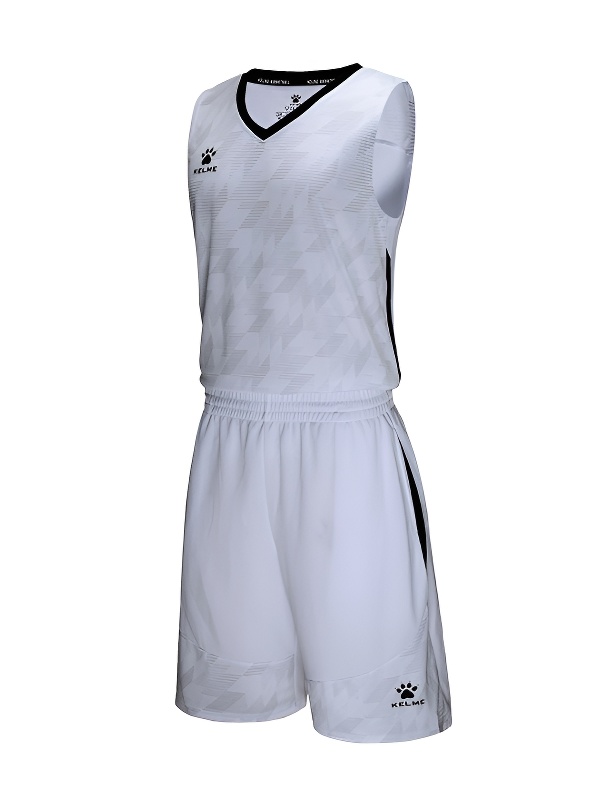 Детская баскетбольная форма KELME Basketball Set Kids (White/Black)