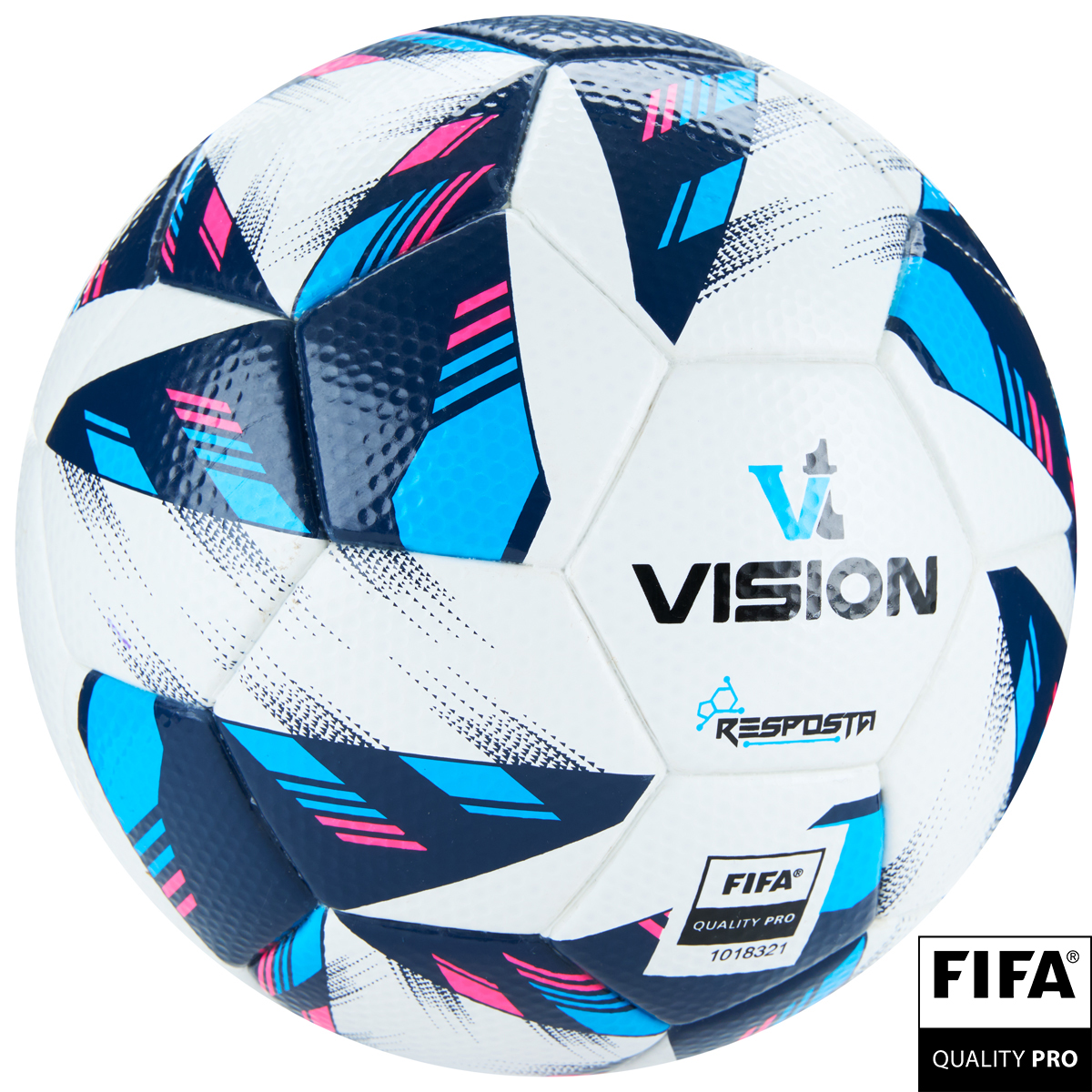Мяч футб. VISION Resposta, 01-01-17907-5, р.5,FIFA Quality Pro,MF, 32 пан, термосш.,бел-мультикол