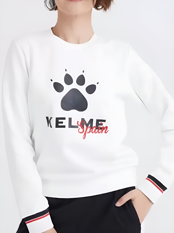 Свитшот KELME Women's Round Neck Sweater White