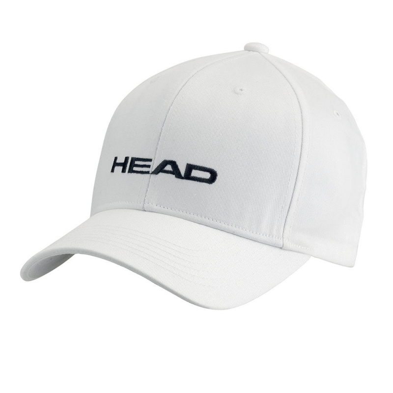 Бейсболка спорт. HEAD Promotion Cap, 287299-WH, полиэстер, хлопок. белый