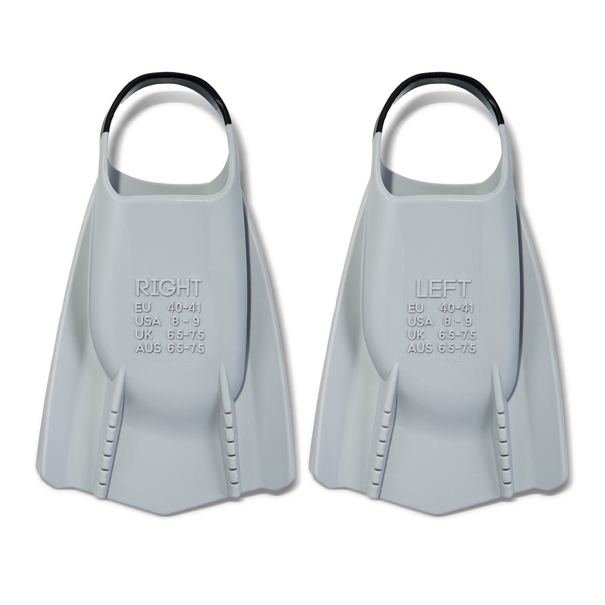 Ласты для бассейна профессиональные TORRES F03, SWF032402GR, р.EU 40-41 (M), серо-черный