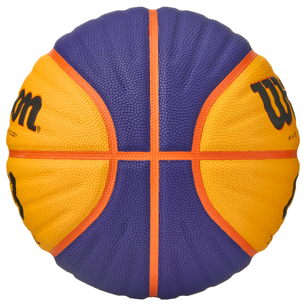 Мяч баск. WILSON FIBA3x3 Official, WTB0533XB, р.6, FIBA Appr., синт. PU, бутил. кам, желто-синий
