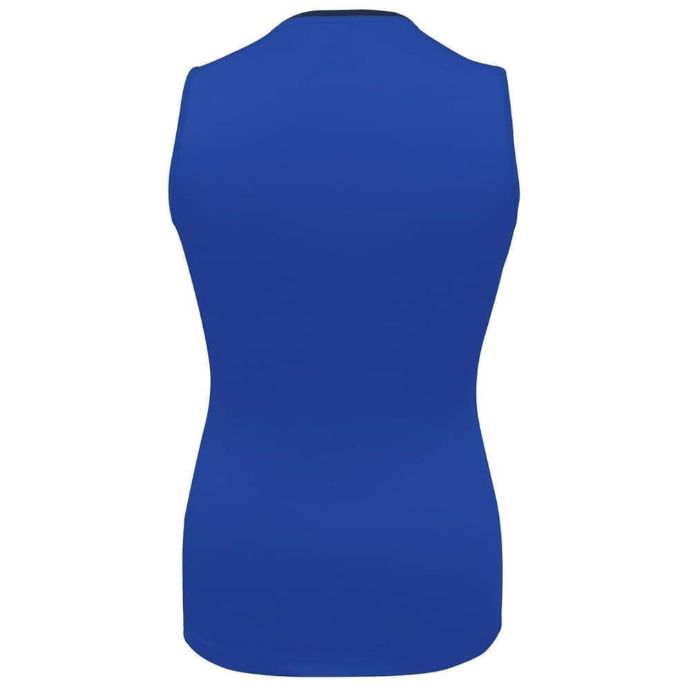 Майка волейб. жен. MIKASA MT378-0100-L, р.L, 90% полиэстер, 10% эластан, синий