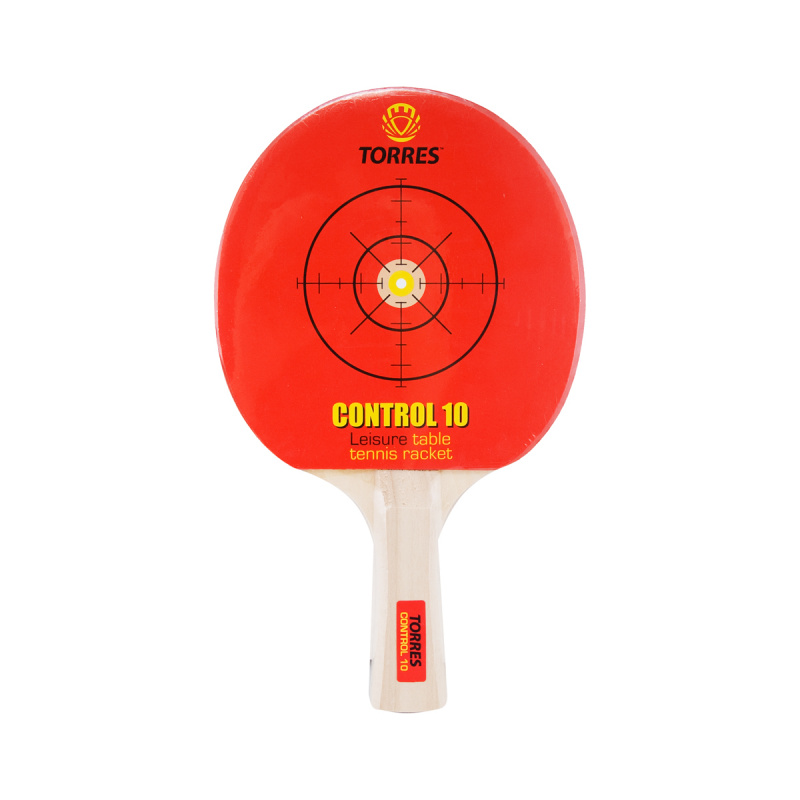 Ракетка для н/т TORRES Control 10, TT0001, для начинающих, накладка 1,5 мм, конич. ручка