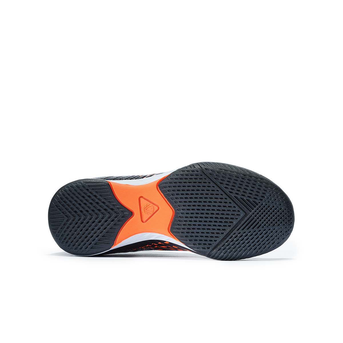 Бутсы зальные TORRES FLEX KID детские, TS134233-124-30, р.30, резина,ПУ,текстиль, чёрно-оранжевый