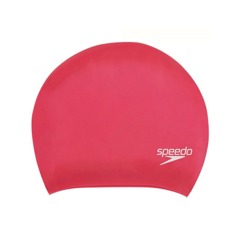 Шапочка для плав. SPEEDO Long Hair Cap, 8-06168A064, РОЗОВЫЙ, силикон
