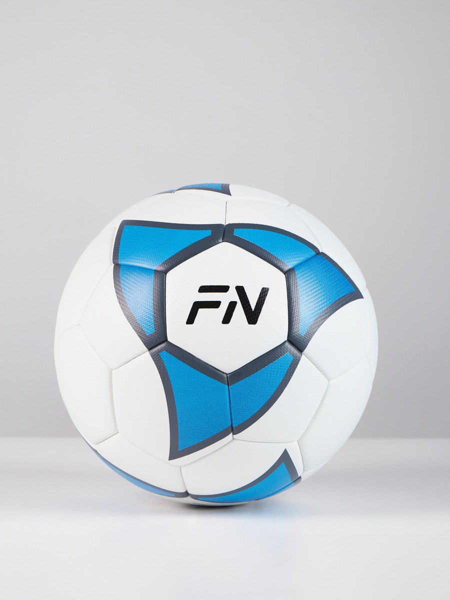 Футбольный мяч FN Football Ball (Термосклейка) (White/Light Blue)