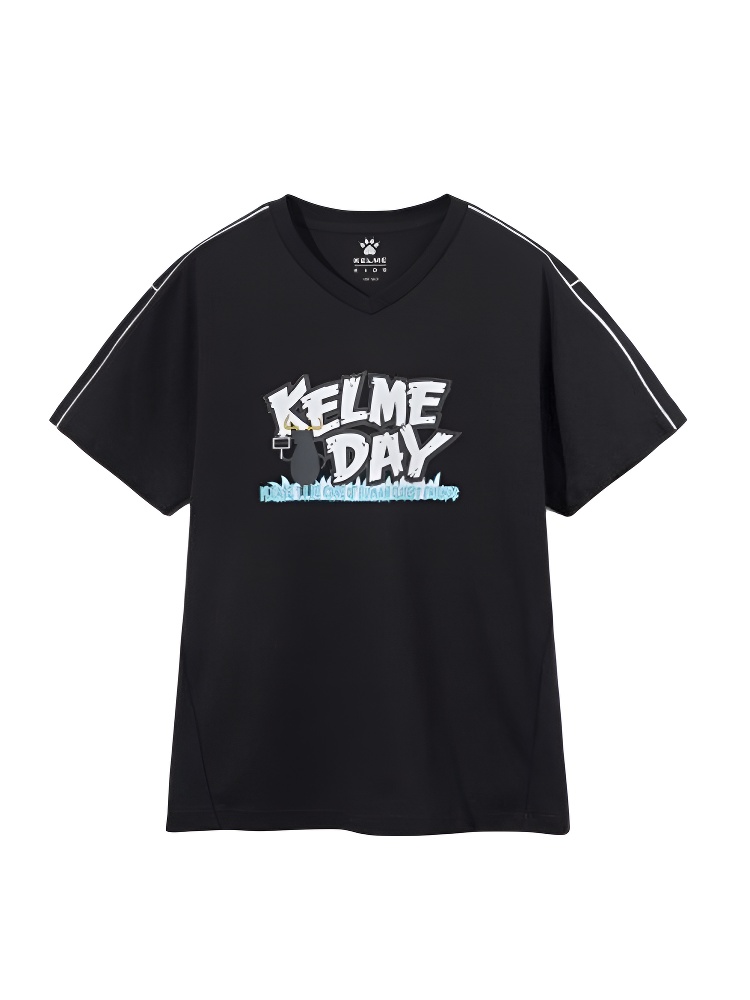 Детская футболка KELME Short Sleeve T-Shirt Kid Black