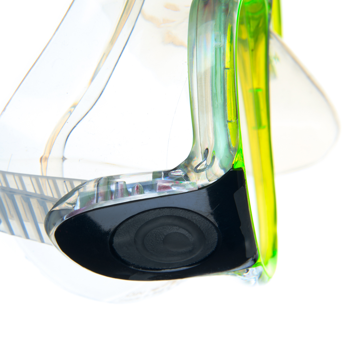 Маска для плав. Salvas Kool Mask, CA550S2TGSTH, закален.стекло, силикон, р. Senior, желтый