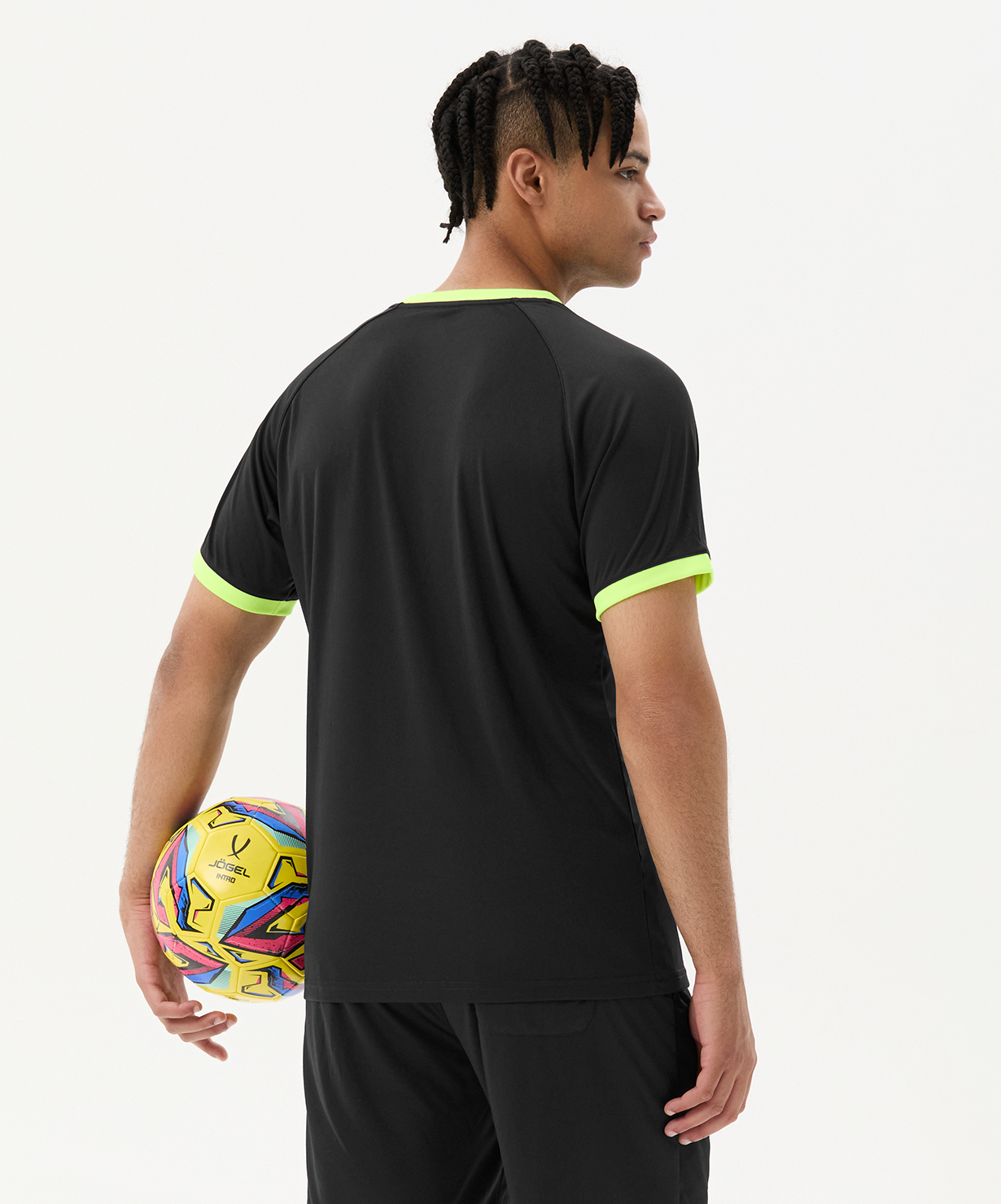 Футболка судейская JOGEL DIVISION PerFormDRY Referee Tee, черный, размер L