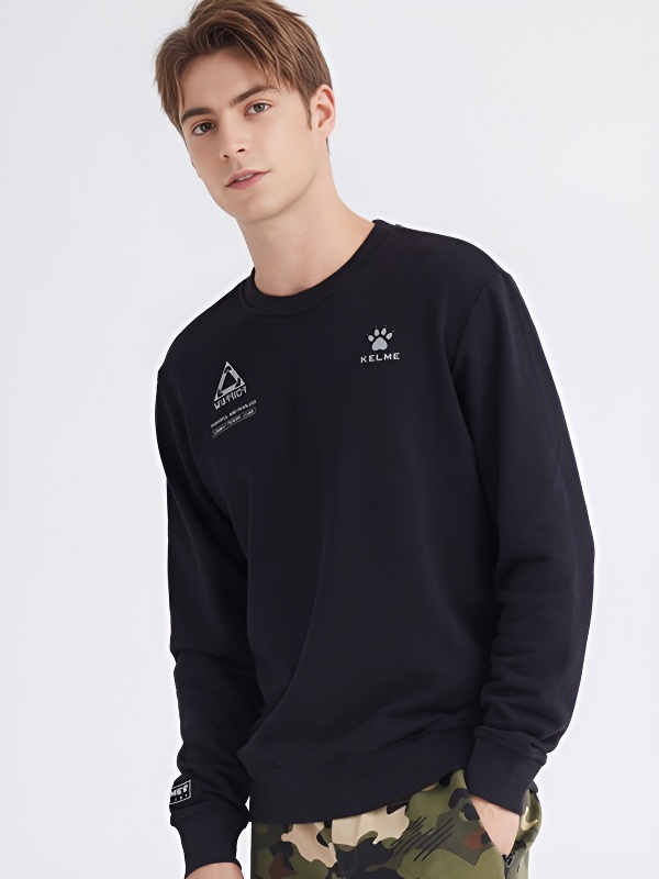 Свитшот KELME Men's Round Neck Sweater Black