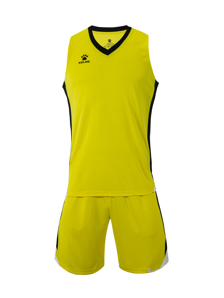 Баскетбольная форма KELME Basketball Clothes Yellow