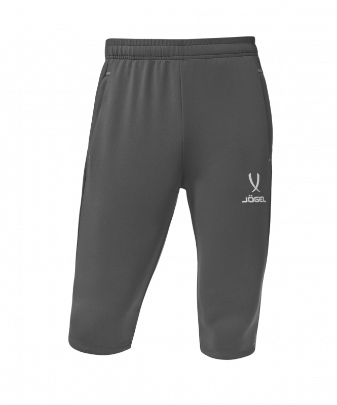 Брюки тренировочные с карманами JOGEL PREMIER PerFormDRY 3/4 Training Pants, темно-серый, размер L