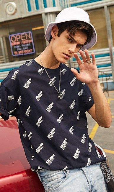 Футболка KELME Men's Short Sleeve T-Shirt Dark Blue