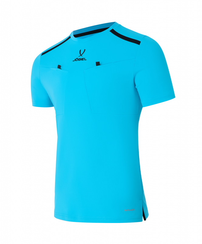 Футболка судейская JOGEL DIVISION PerFormDRY Referee Tee, голубой, размер L