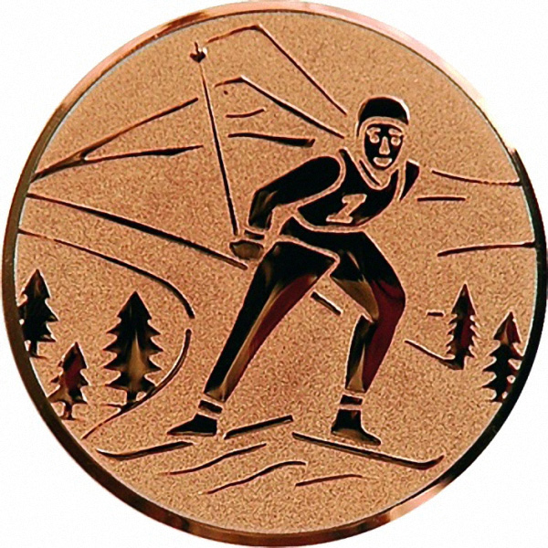 Эмблема D1-A94/B лыжный спорт (D-25 мм)