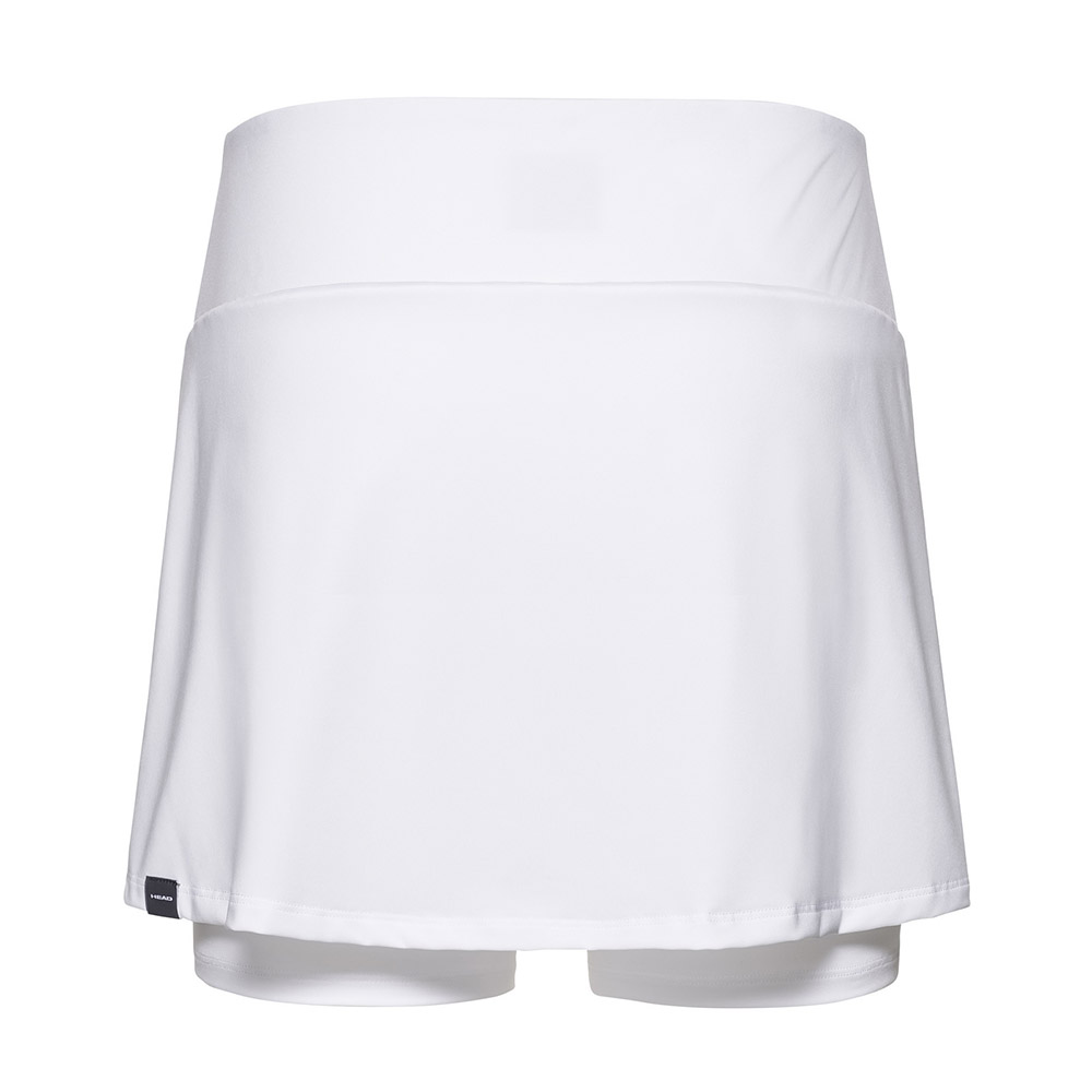 Юбка-шорты тренир. жен. HEAD Club Basic Skort Long W 814539-WH-S,р.S,92%полиэстер,8% эластан,белый
