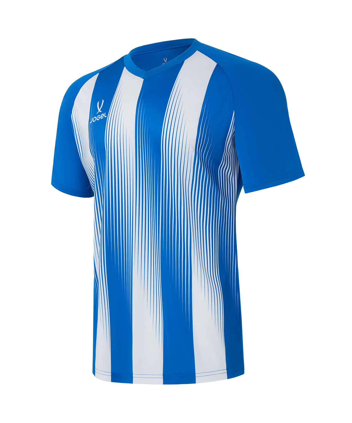 Футболка игровая JOGEL CAMP Striped Jersey, синий/белый, детский