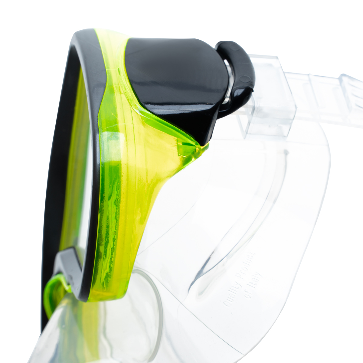 Маска для плав. Salvas Geo Sr Mask, CA175S1GYSTH, закален.стекло, силикон, р. Senior, желтый