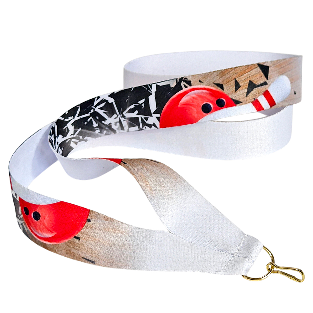 Лента для медали 60010 боулинг (1-сторонняя, 25 мм)