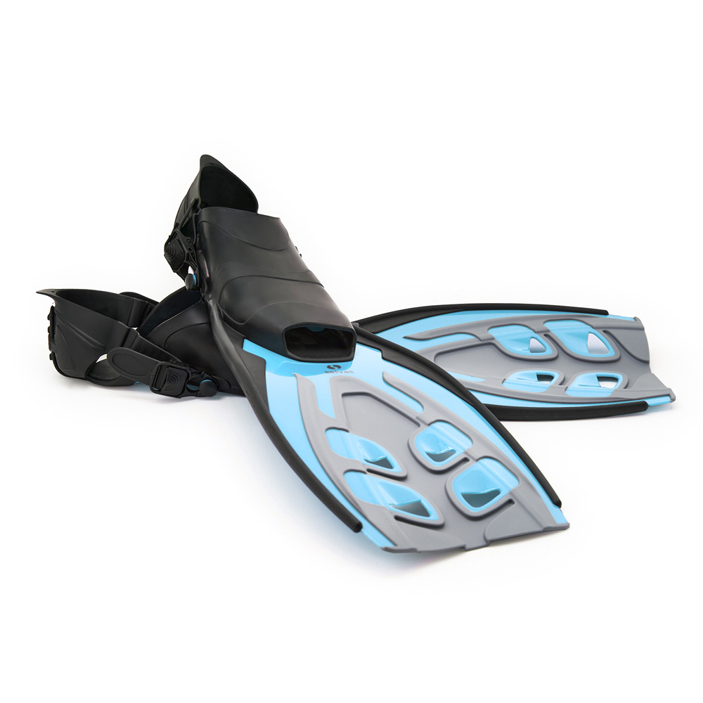 Ласты для плав. Salvas Tonic Dive, BA190LXQQSTS,TPR и Technoflex, р.L/XL, голубой