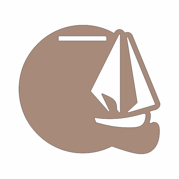 Заготовка медали MZP 817-87/BM под сублимацию (D-87мм, s-2 мм)