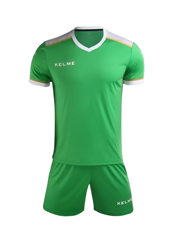 Детская футбольная форма KELME Short Sleeve Football Suit Green