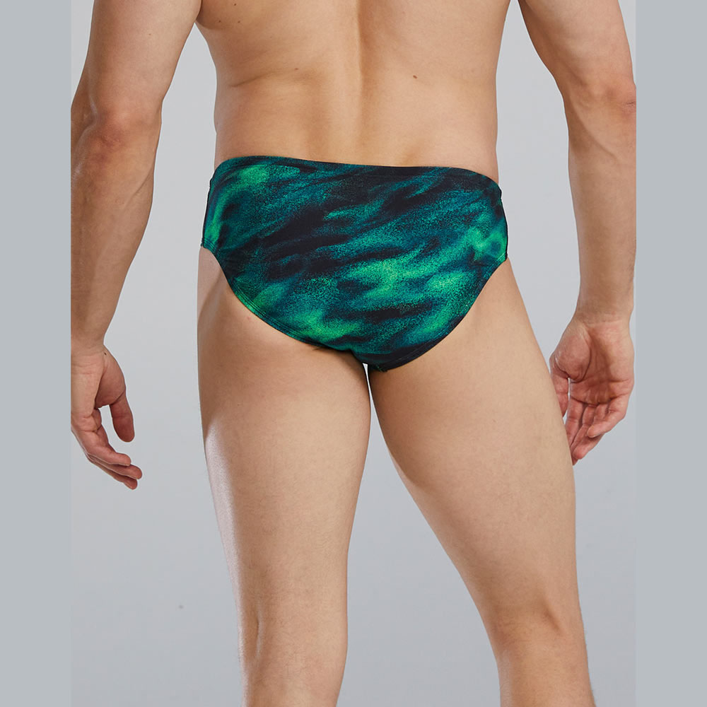 Плавки TYR Soren Durafast Elite Brief, RSOR7A-310, р.34 (рос.50), полиэстер, спандекс, зеленый