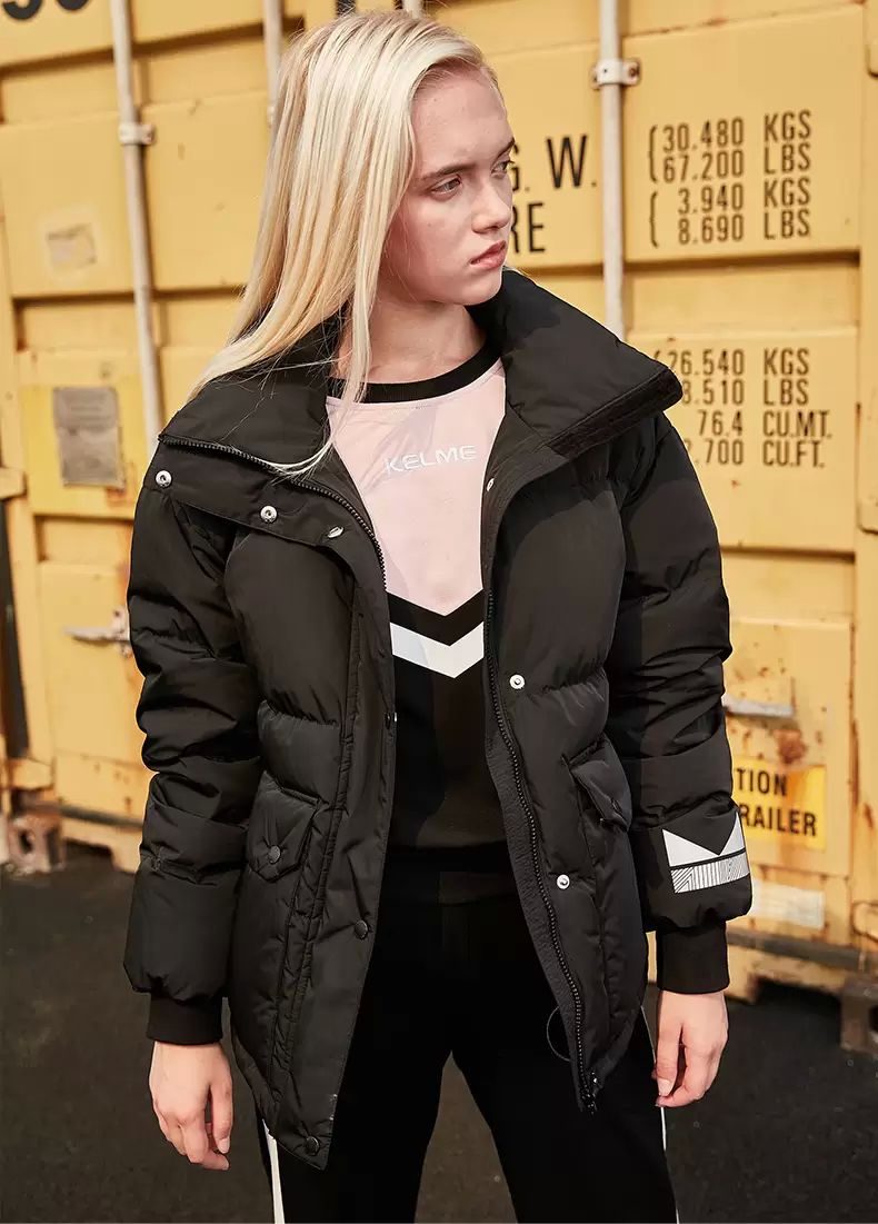 Пуховик KELME Women's Down Jacket Black