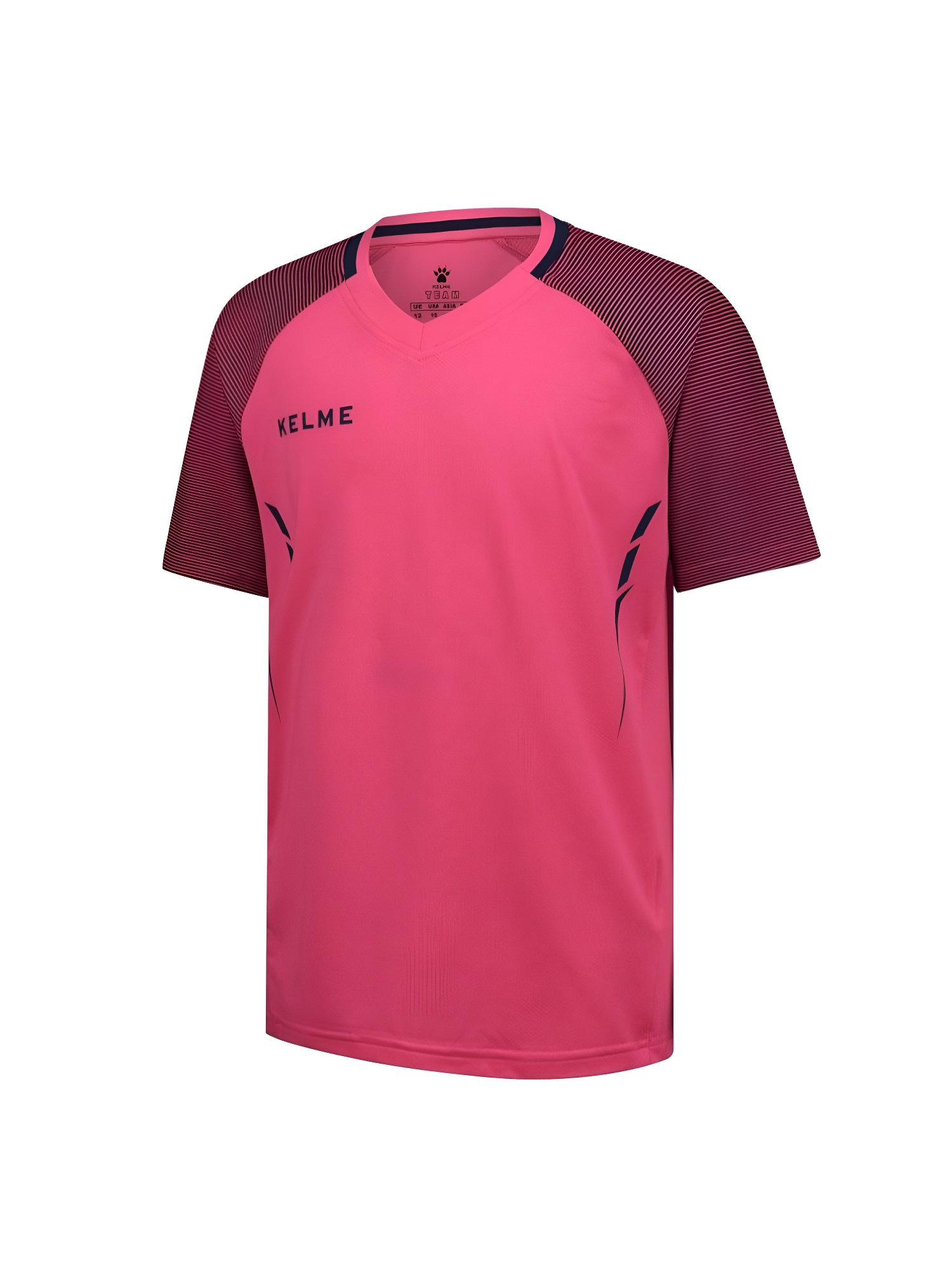 Детская футболка KELME Short Sleeve Football Shirt Kids Pink