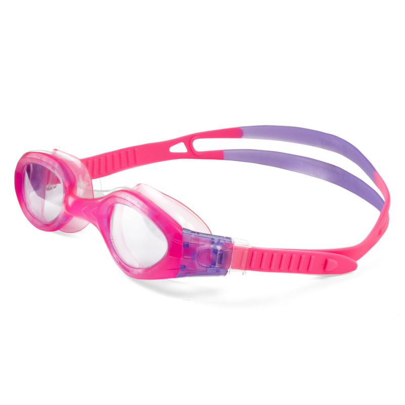 Очки детские для плав.TORRES Leisure Kids, SW-32210PP, прозр. линзы, роз.оправа, раздв.рег. ремешок