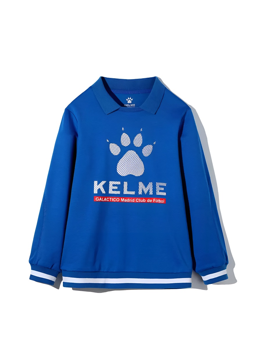 Детский свитшот KELME Boy's Hooded Sweatshirt Blue