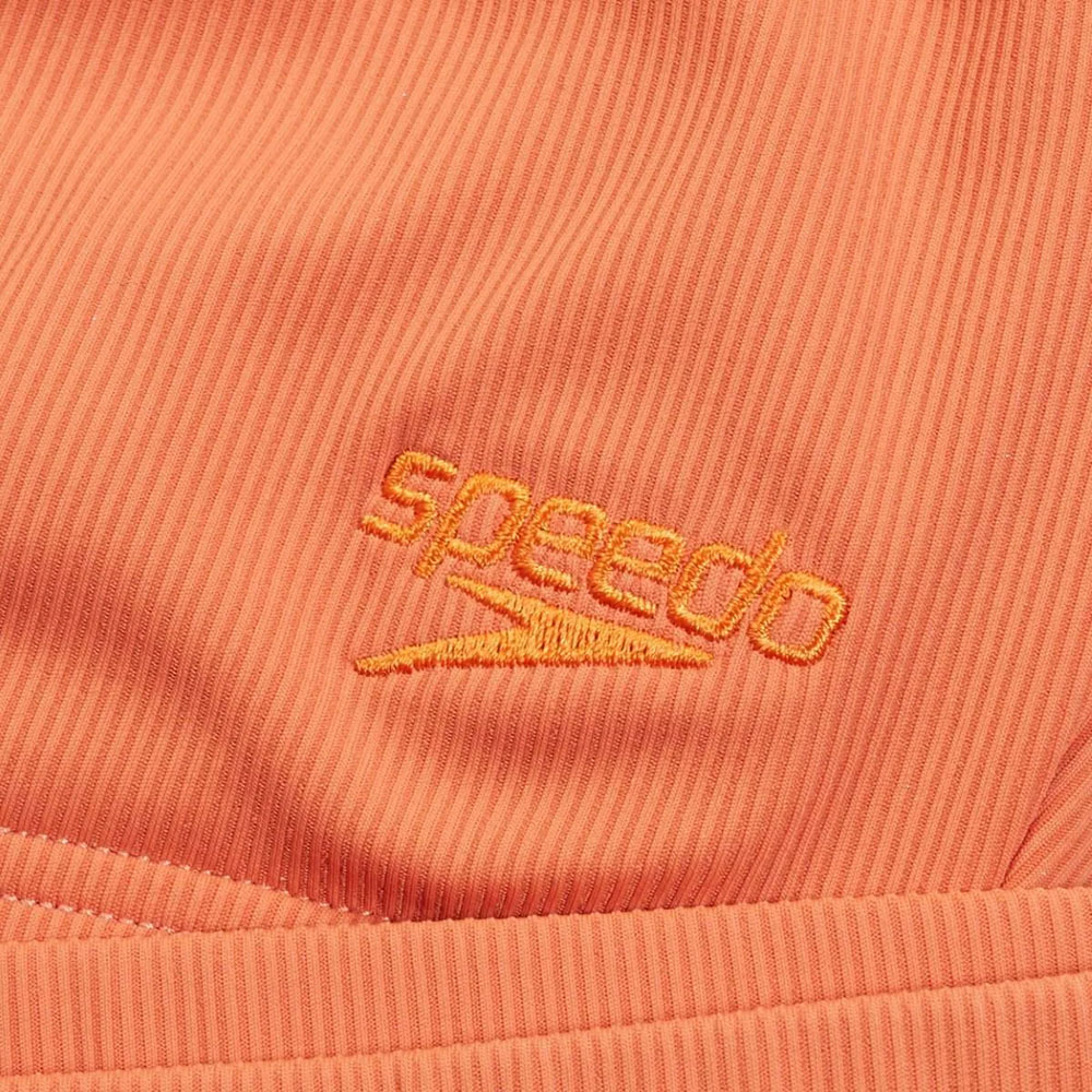 Купальник SPEEDO Textured Deep U-Back Bikinis, 8-00387516588, р.34 (рос.46), оранжевый