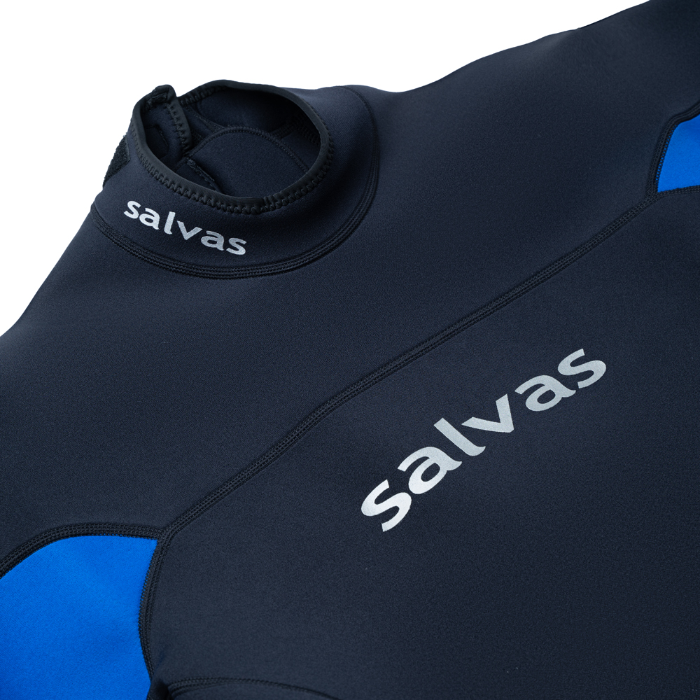 Гидрокостюм для плавания Salvas Shorty Adult, MS003-54, р. XL, неопрен, чёрно-синий